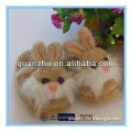 Plush animal slippers for women plush bunny slippers